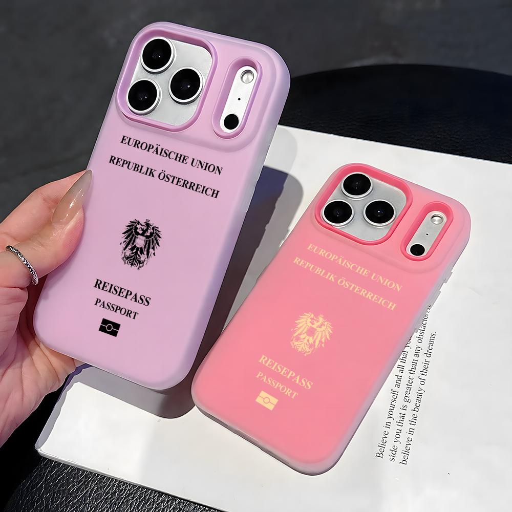Phone Cases Holder - Casing Ponsel Paspor Austria 2-in-1 Lepas