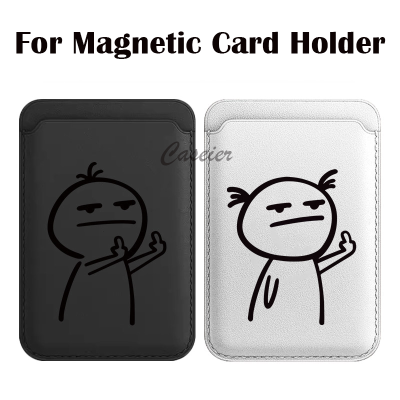 Phone Cases Quirky - Penyangga Kartu Gambar Kartun Lucu Magnetik