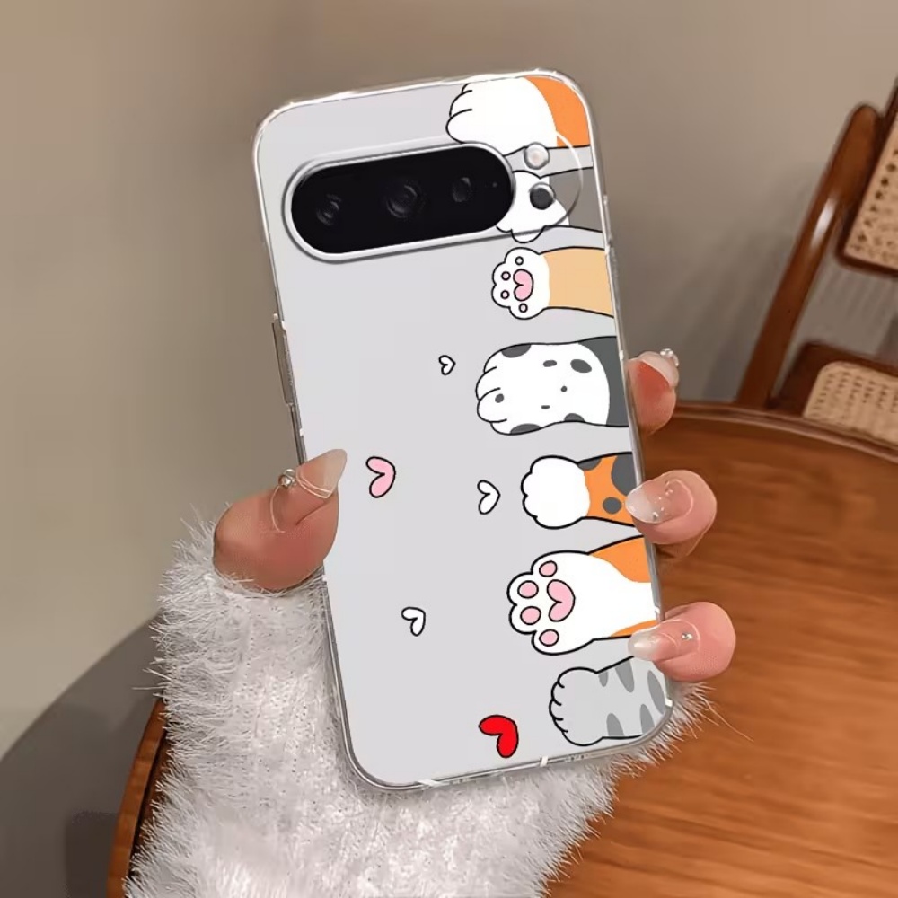 Phone Cases Pixel 10 Pro - Casing Ponsel Silikon Bening Kristal Cetak