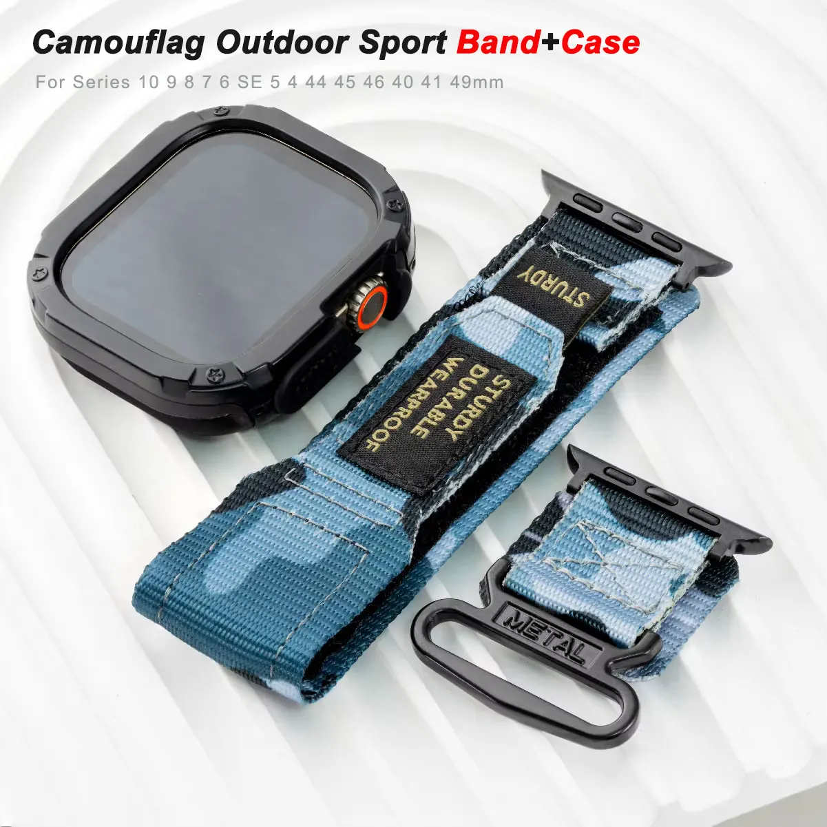 Military Grade Case - Tali Nilon + Casing untuk Jam
