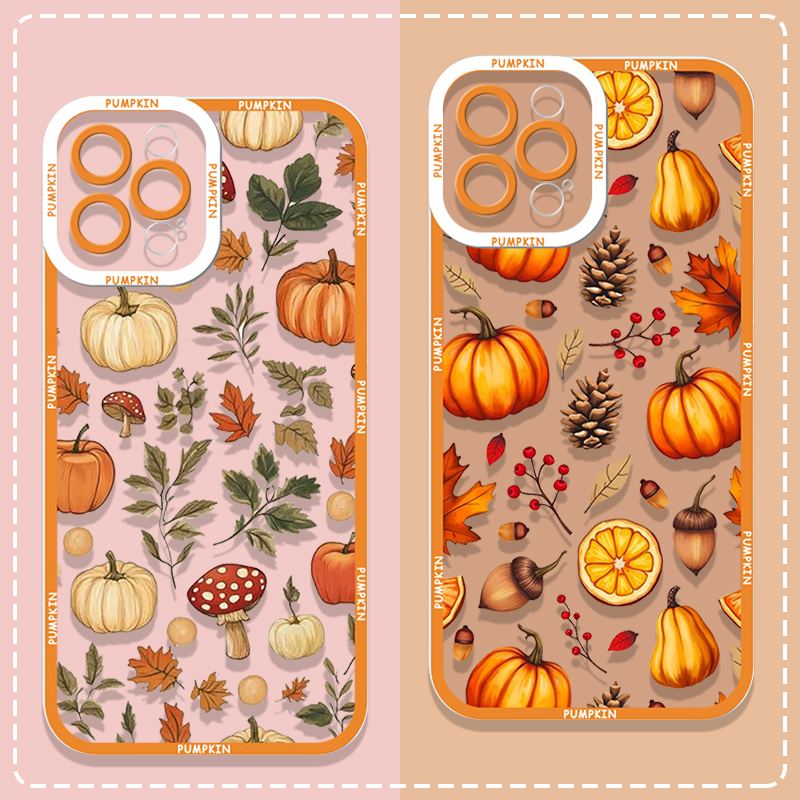 Phone Cases For Motorola - Casing Ponsel Pola Labu Daun Maple