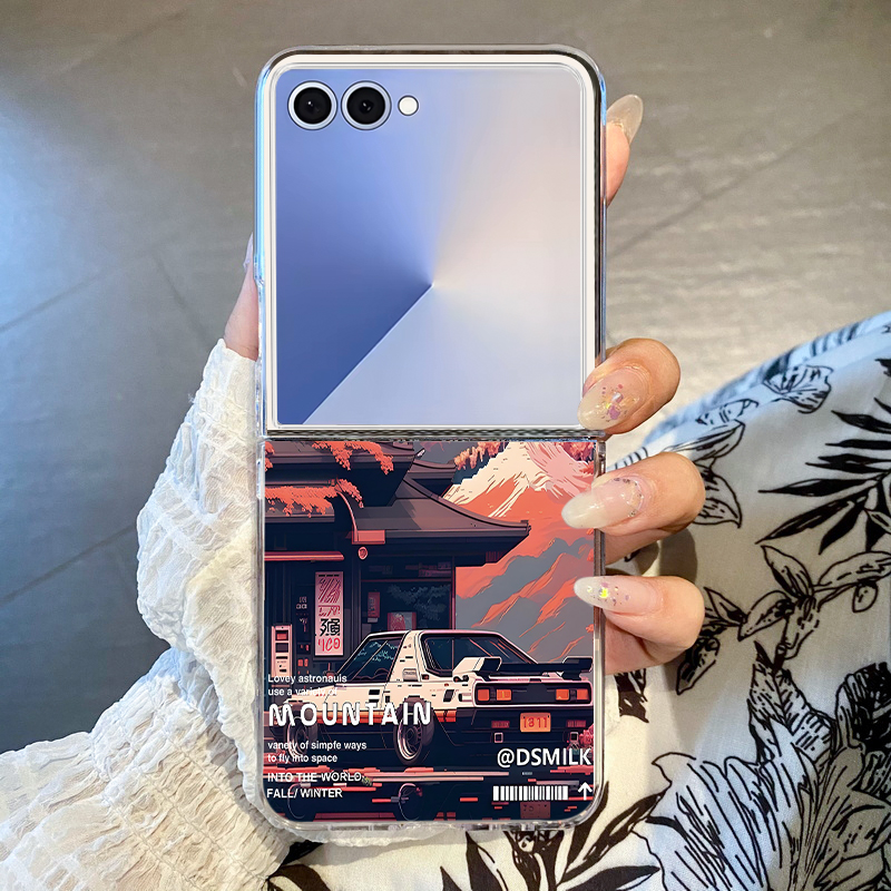 Phone Cases Z Flip 6 - Casing Telepon dengan Motif Pemandangan Gunung
