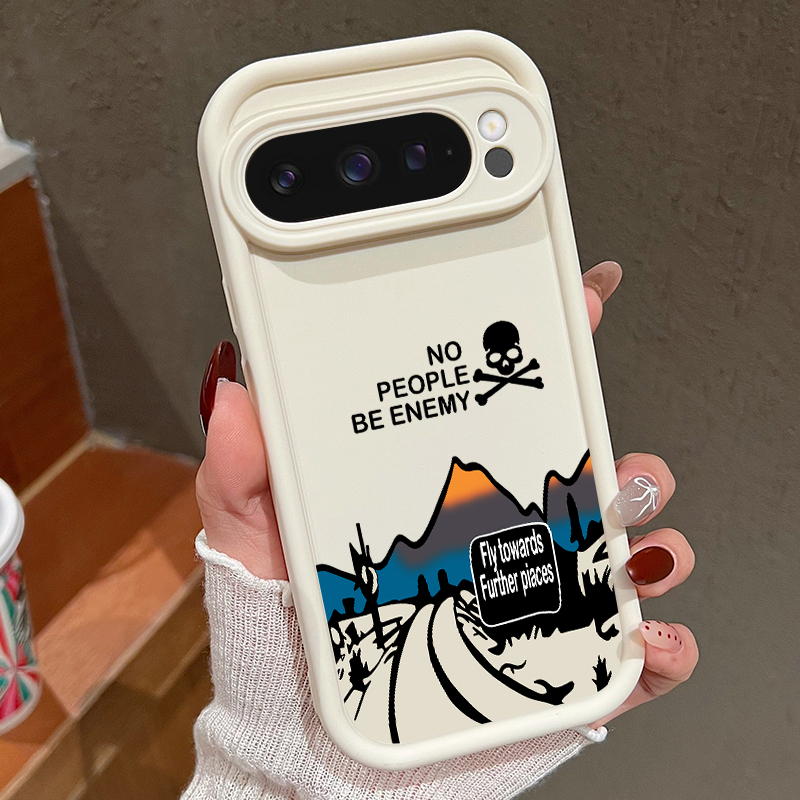 Phone Cases Pixel 10 Pro - Casing Ponsel Bermotif Jalan Gunung untuk