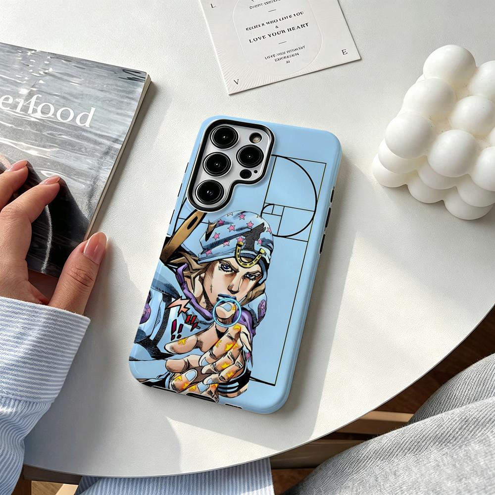 Phone Cases Samsung S25 Ultra - Casing Ponsel Anime J-JOJO Steel Ball