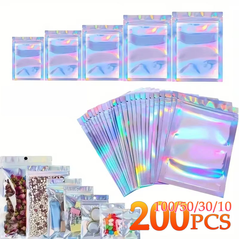 Phone Cases Eco Friendly - 10-200 Buah Tas Ziplock Laser Kantong