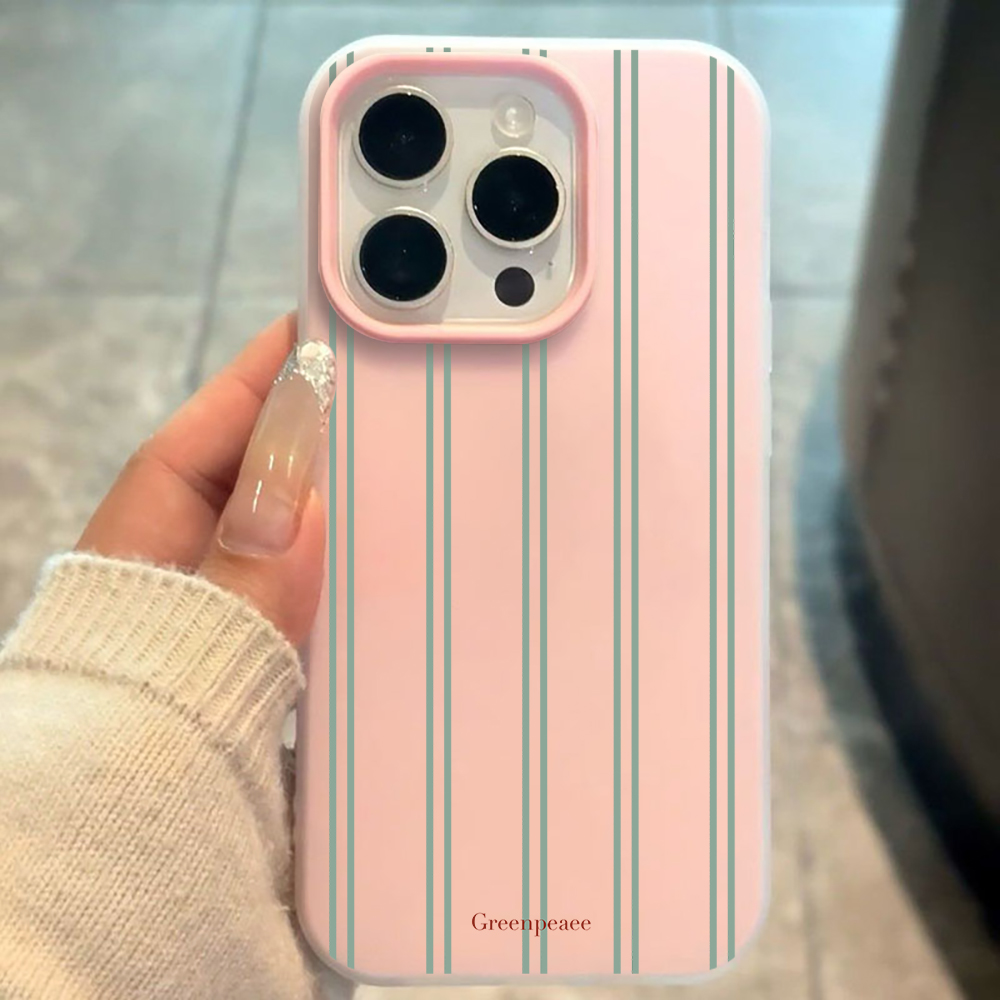 Phone Cases Luxury - Casing Ponsel Mewah Motif Garis-Garis Untuk