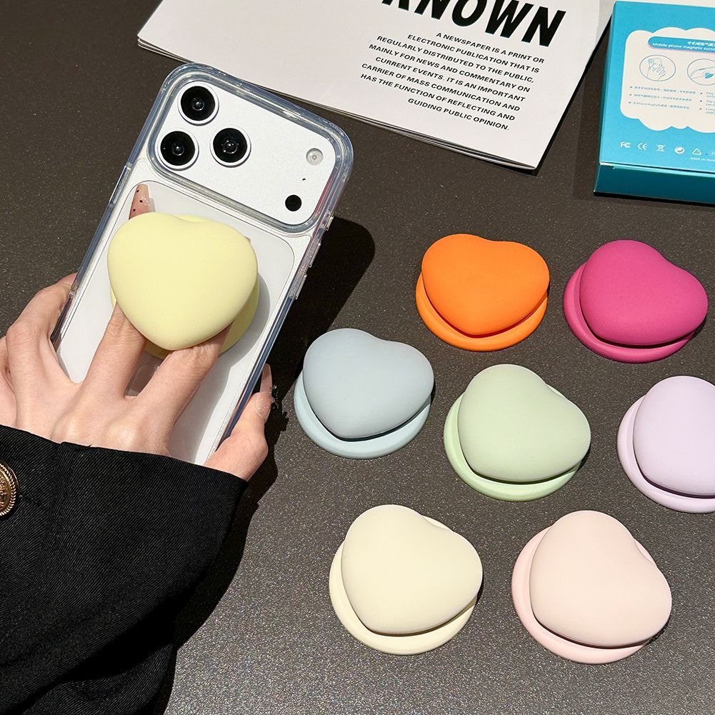 Phone Cases Quirky - Casing Ponsel Magnetik Griptok Kartun Hati