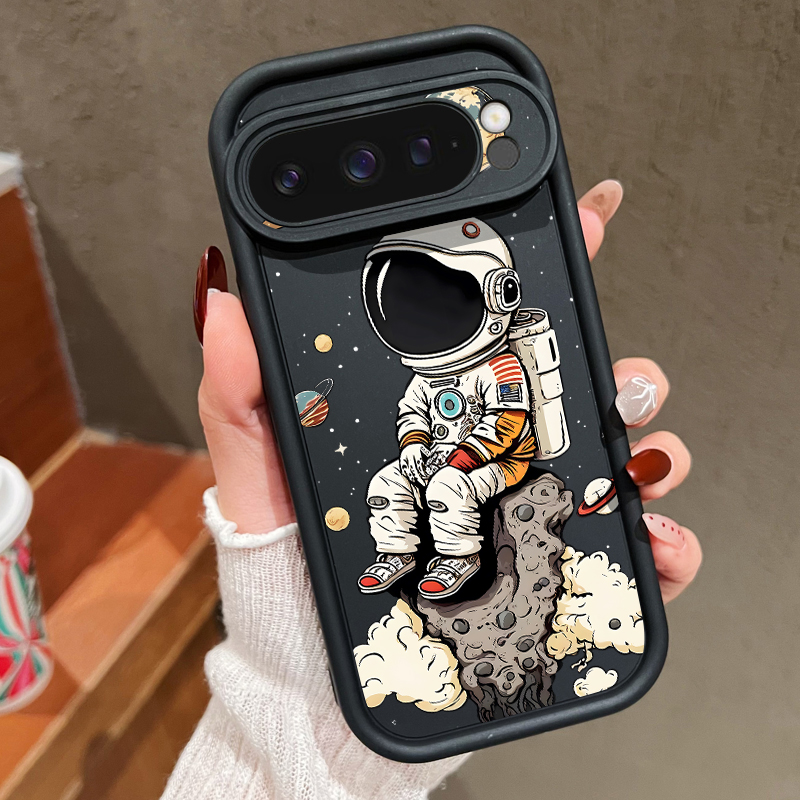 Phone Cases Pixel 10 Pro - Casing Ponsel TPU Cetak Astronot Kartun