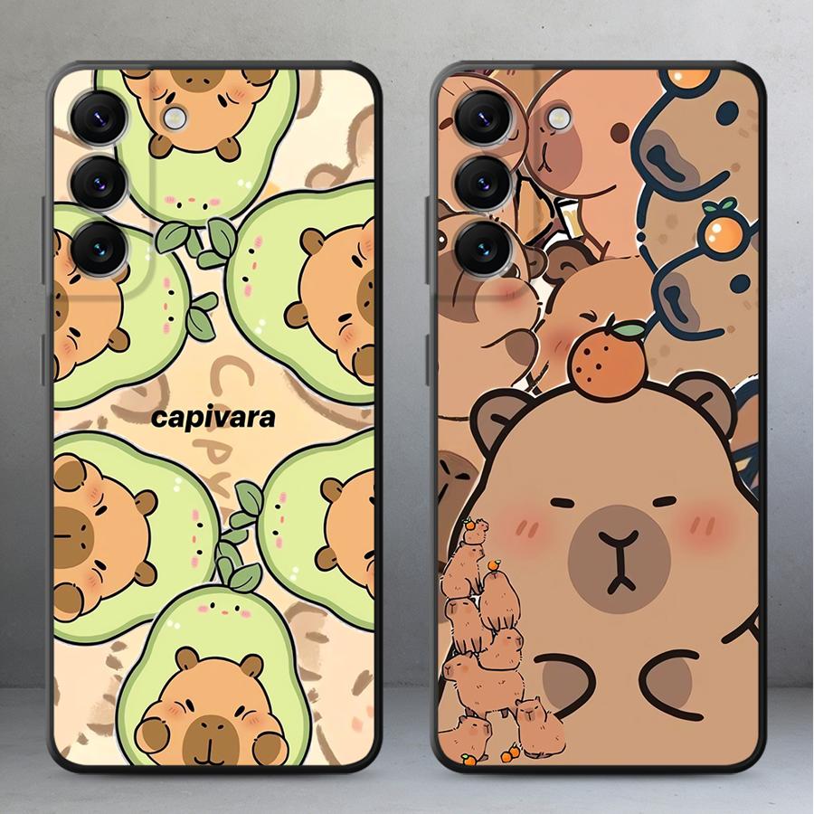 Phone Cases For Samsung Galaxy - Casing Ponsel Capybara Warna-warni untuk Samsung