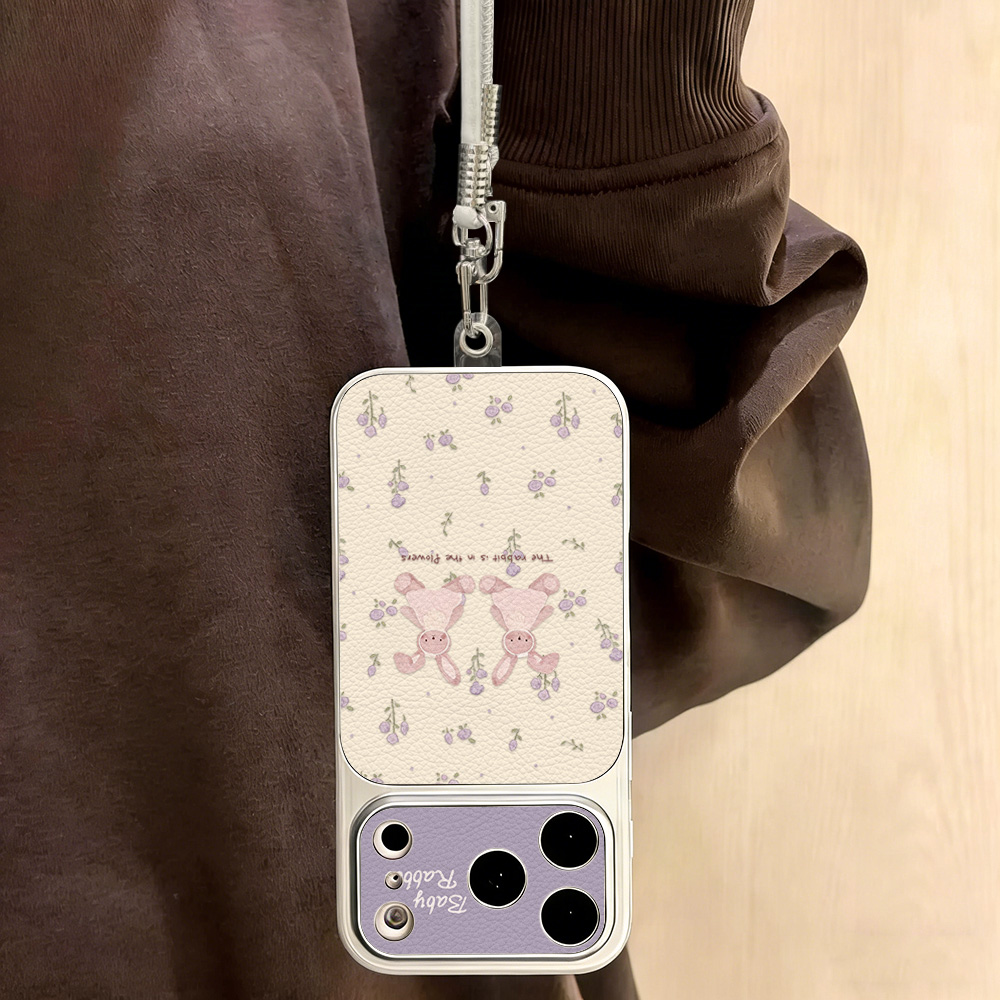 Casing Ponsel Kulit PU Rubbit  - Phone Cases Iphone 14 ulasan dan harga