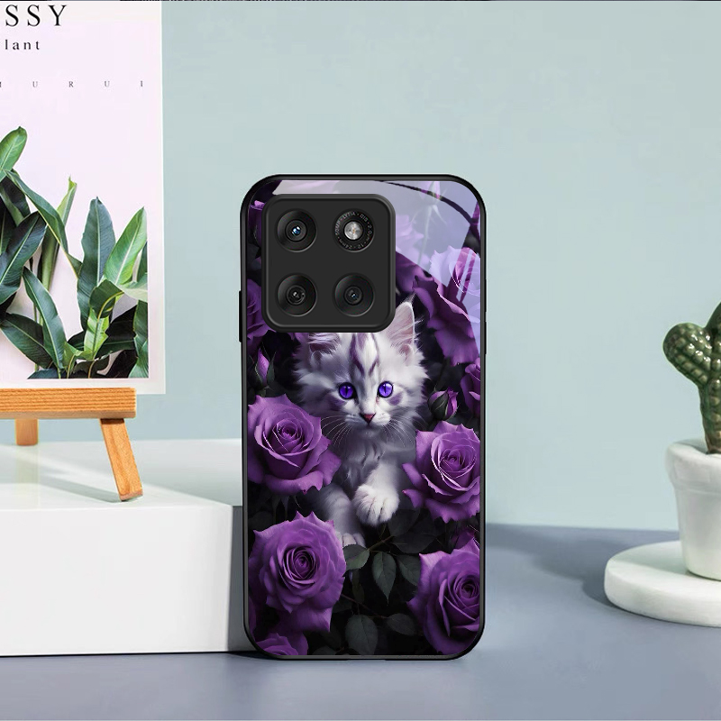 Casing Ponsel Kaca Hitam Motif - Phone Cases For Motorola ulasan dan harga