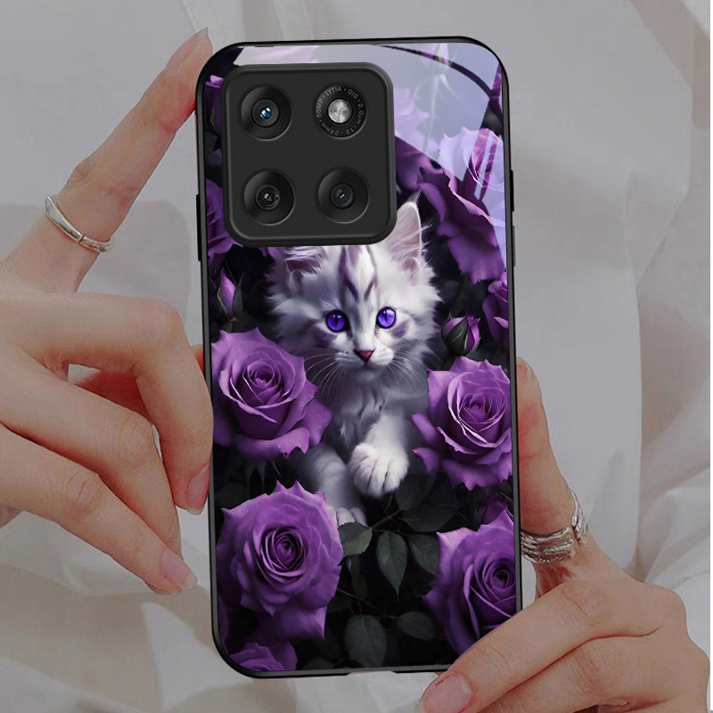 Casing Ponsel Kaca Hitam Motif - Phone Cases For Motorola ulasan dan harga