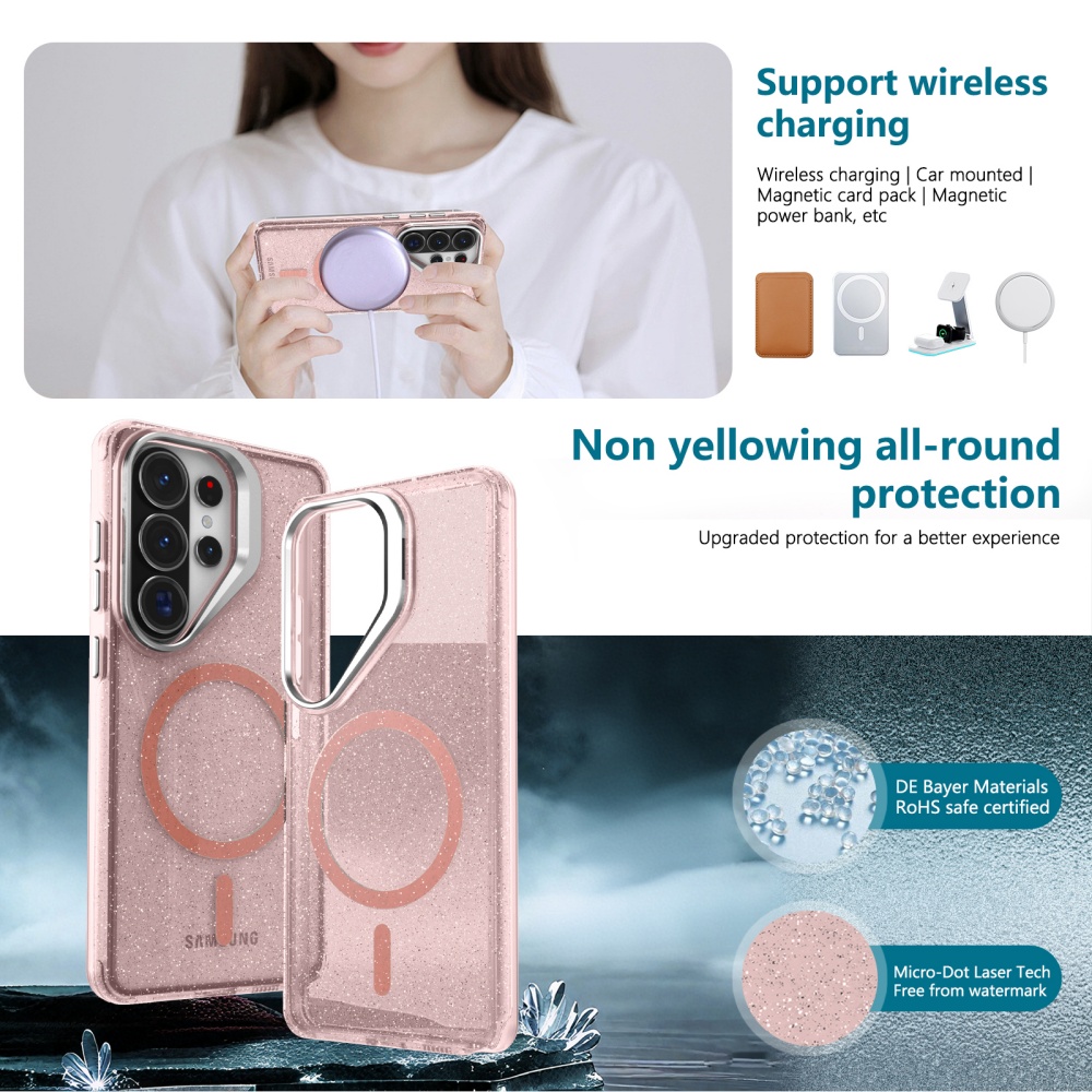 Casing Bening Berkilau dengan  - Military Grade Case ulasan dan harga