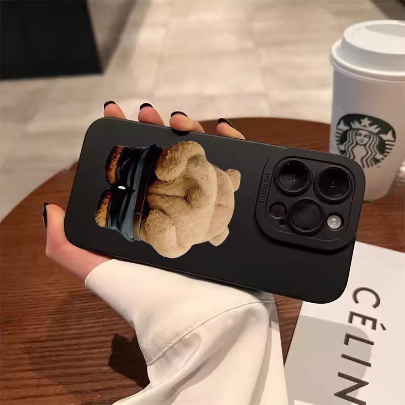 Casing Ponsel Silikon Beruang  - Phone Cases Quirky ulasan dan harga