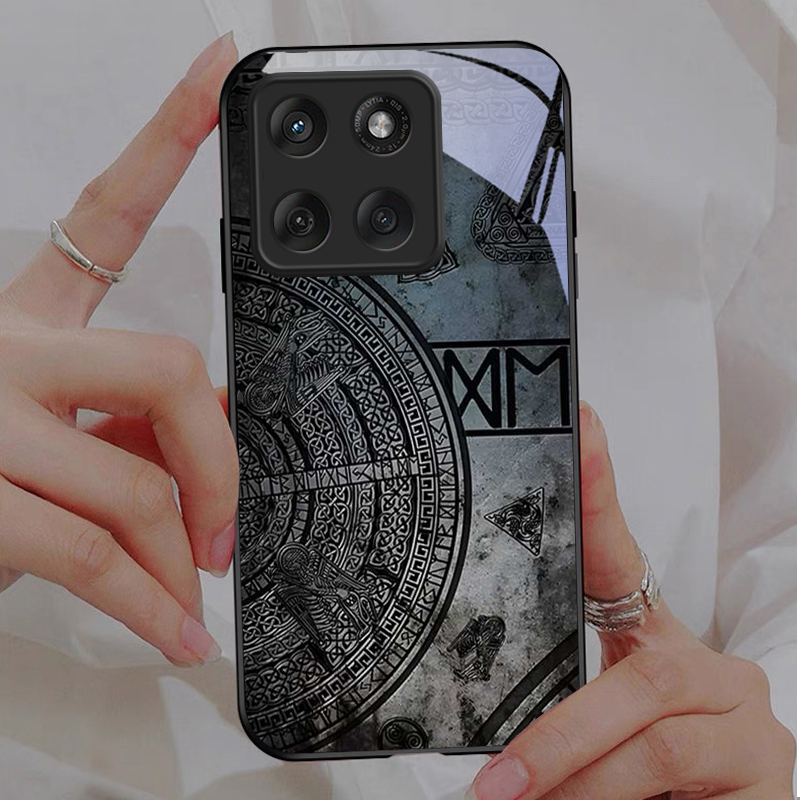 Casing Ponsel Kaca Hitam Motif - Phone Cases For Motorola ulasan dan harga