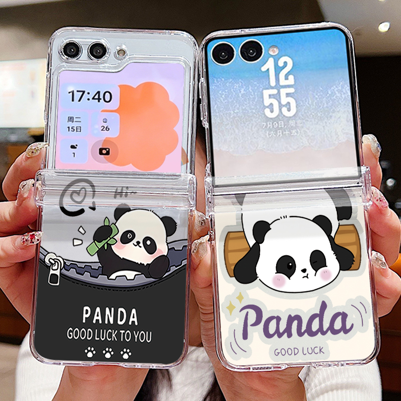 Casing Ponsel Motif Panda Lucu - Phone Cases Z Flip 6 ulasan dan harga