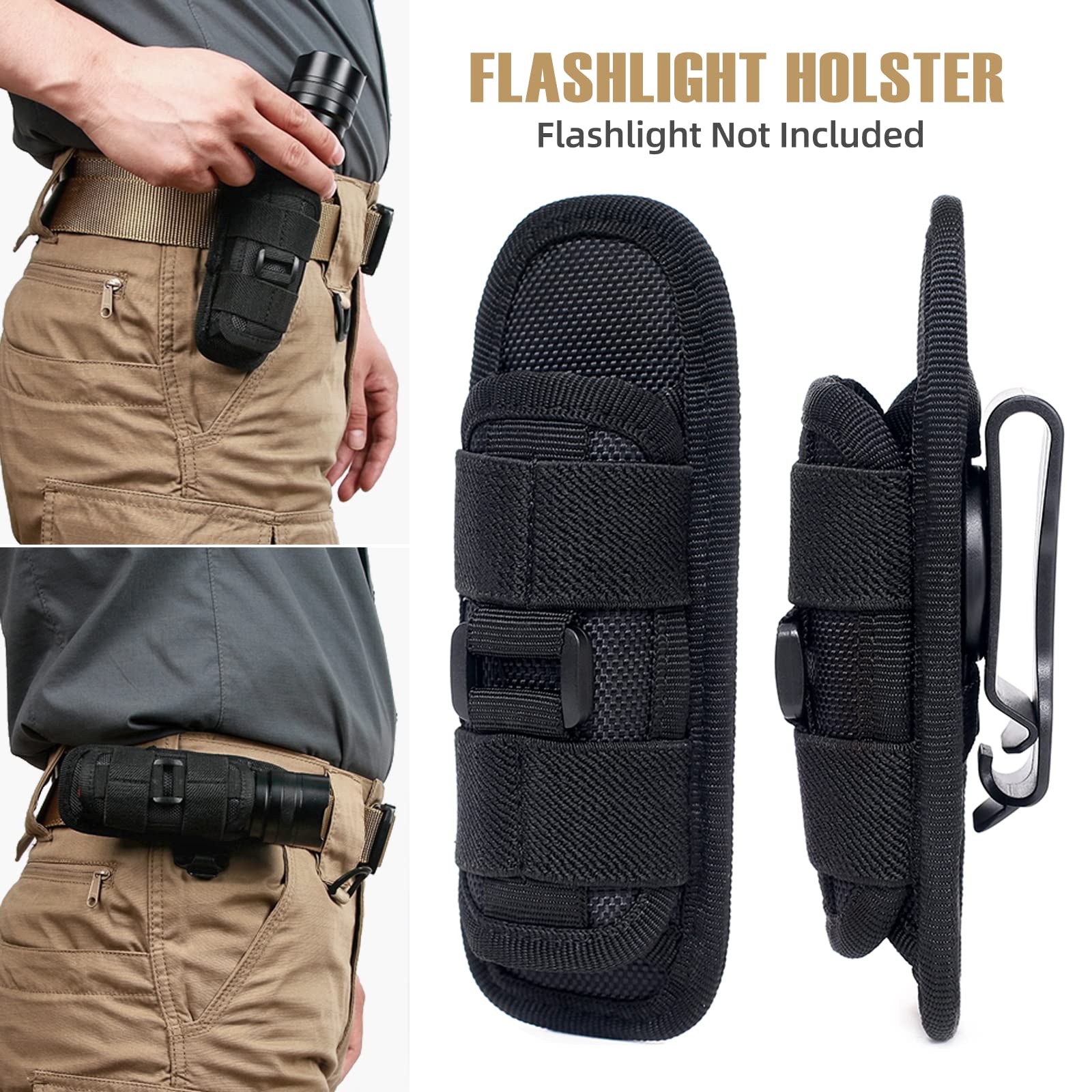 Sarung Senter Taktis Bahan Nil - Military Grade Case ulasan dan harga
