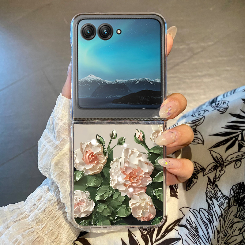 Casing Ponsel Pola Bunga Putih - Phone Cases For Motorola ulasan dan harga