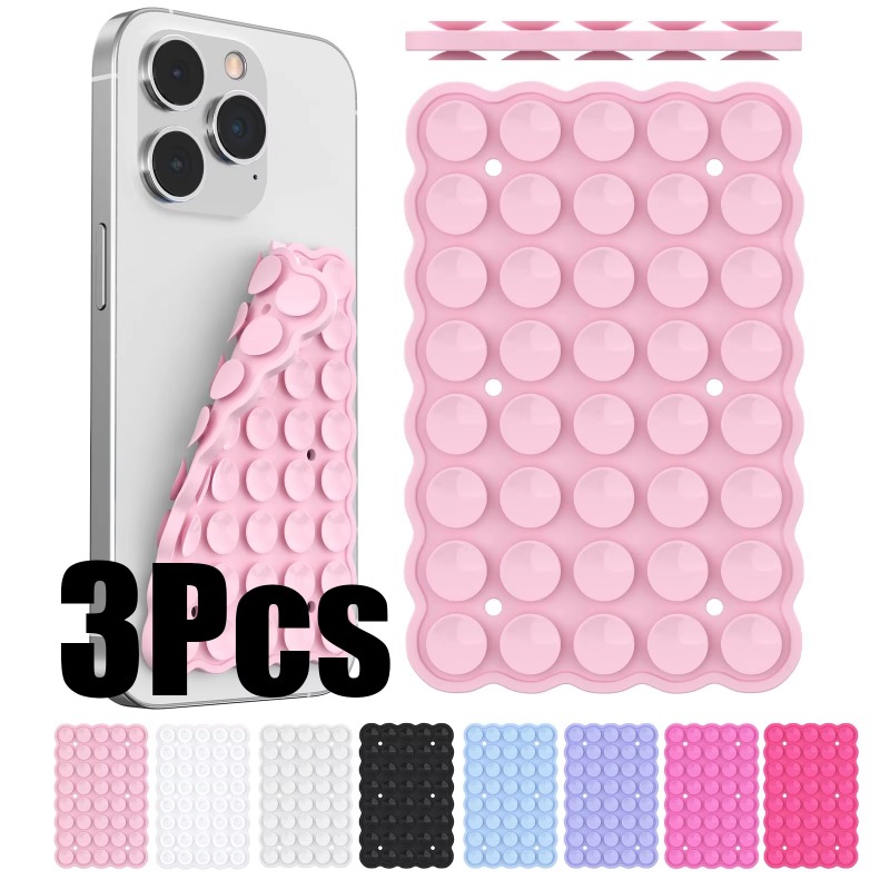 3PCS Dudukan Ponsel Silikon de - Phone Cases Video ulasan dan harga