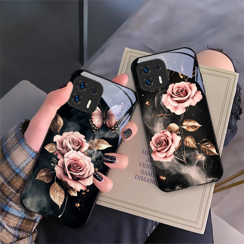 Casing Ponsel Kaca Butterfly L - Phone Cases For Motorola ulasan dan harga