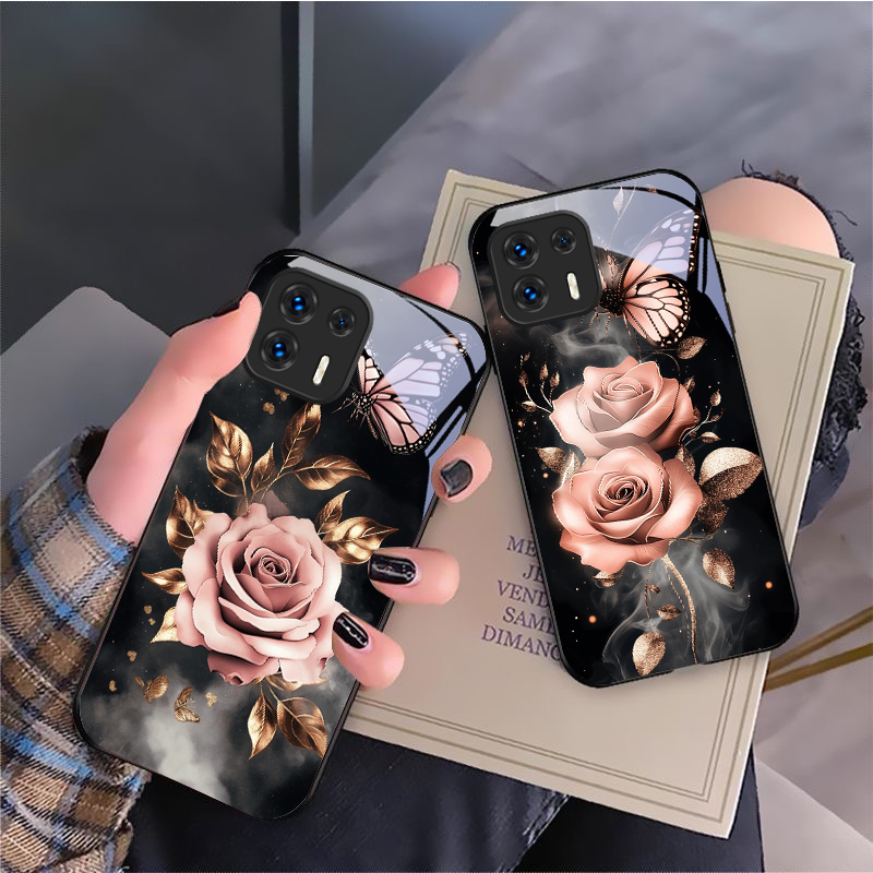 Casing Ponsel Kaca Butterfly L - Phone Cases For Motorola ulasan dan harga
