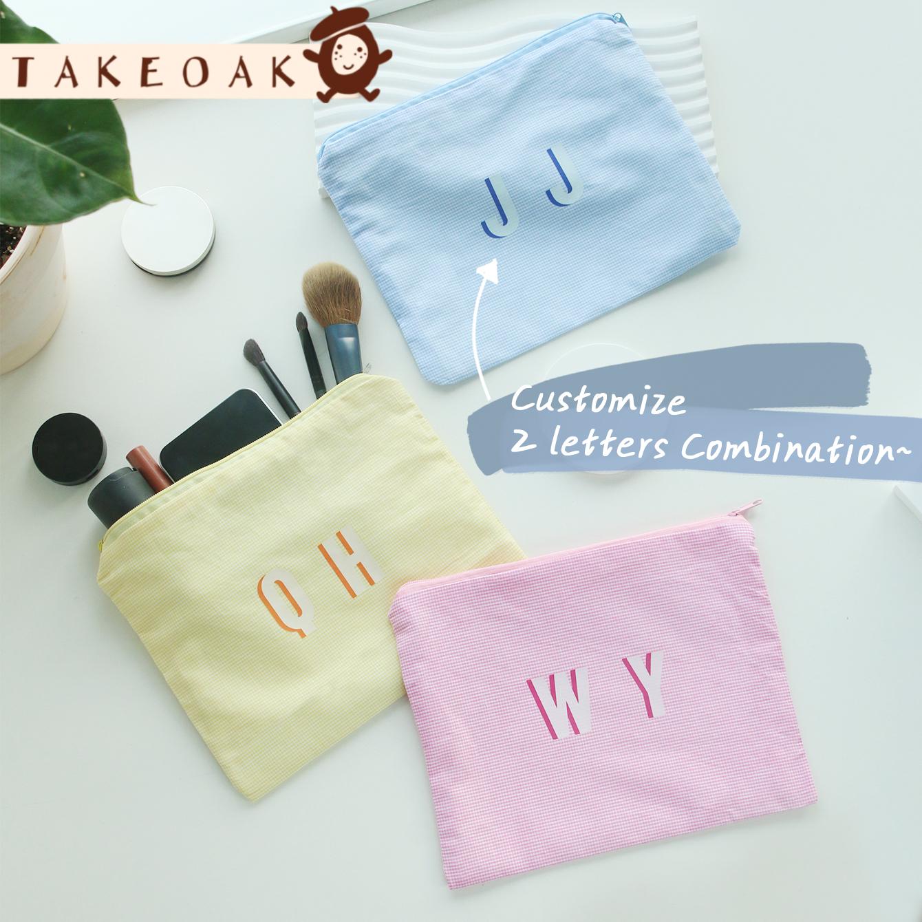 Tas Makeup Inisial 2 Huruf yan - Monogram Custom Case ulasan dan harga