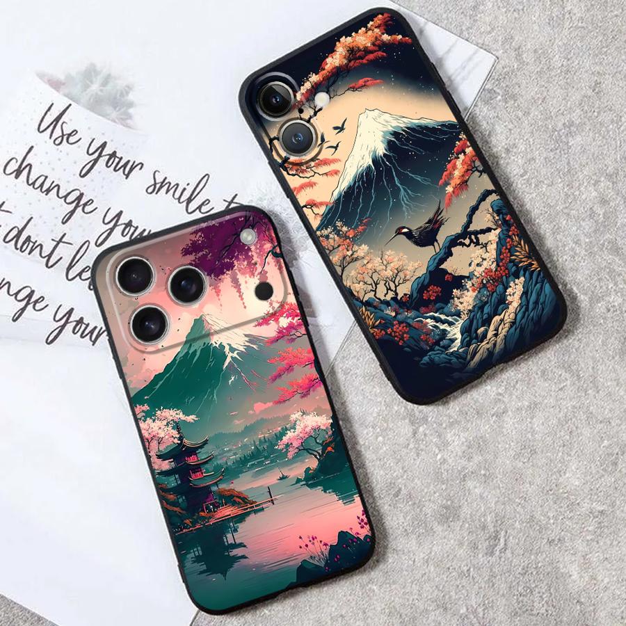 Casing Ponsel Estetis Gunung F - Phone Cases Holder ulasan dan harga